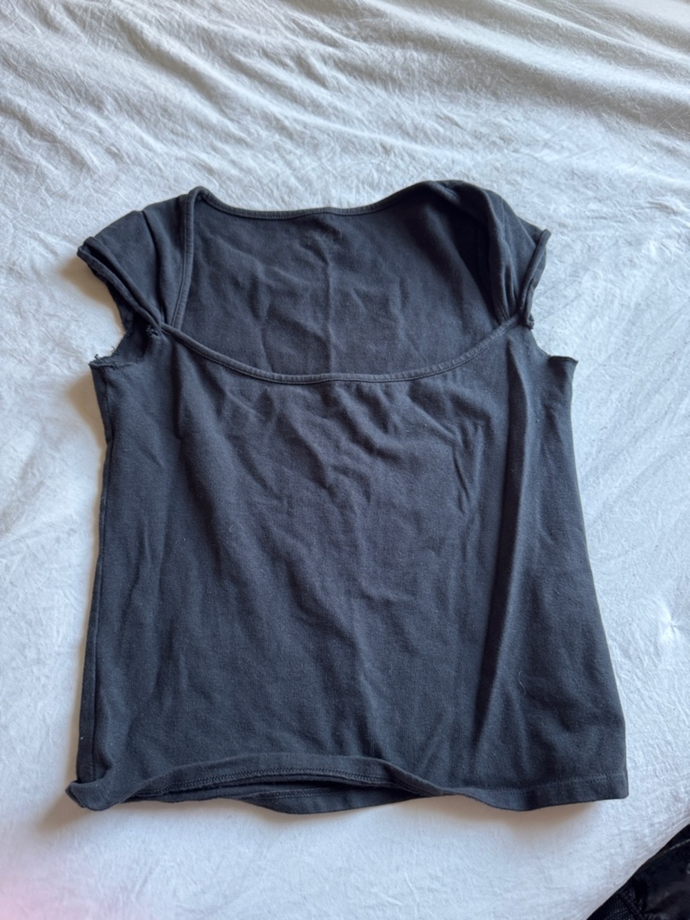 Brandy Melville Black Scoop Neck Tank